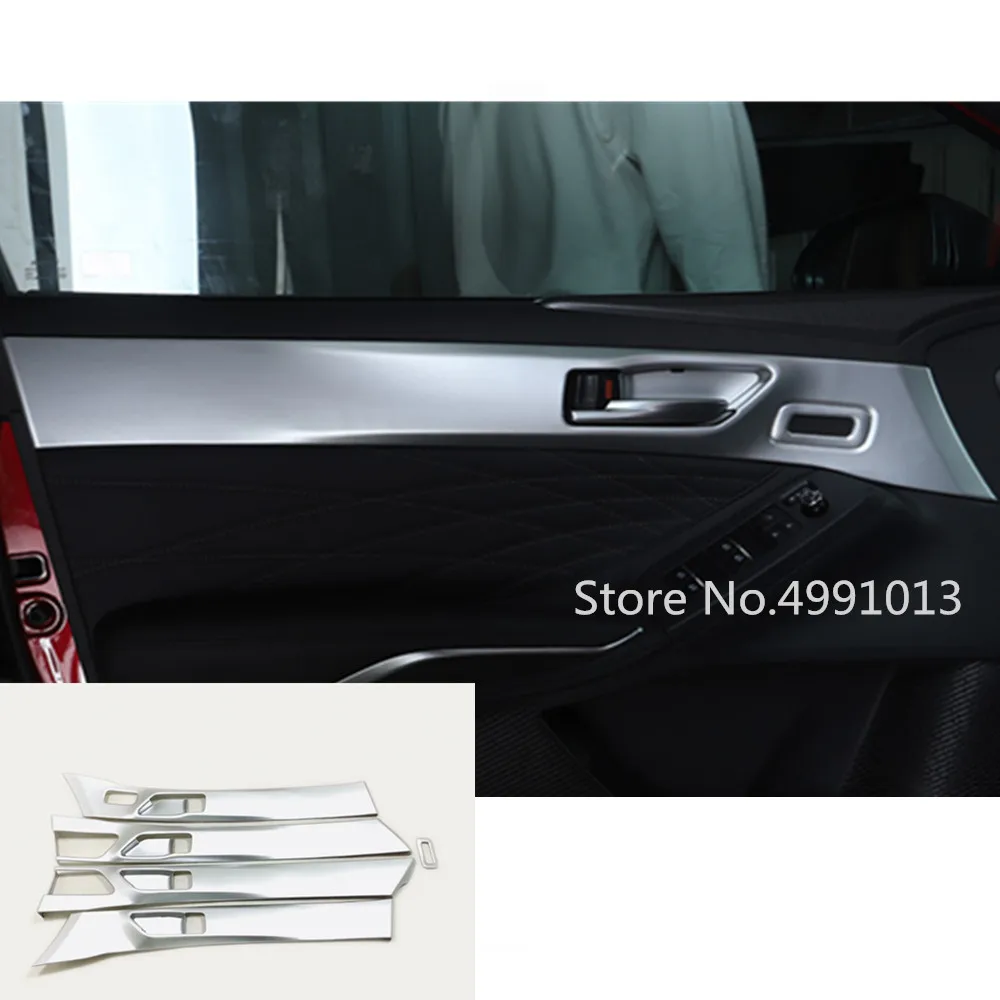 For Toyota Avalon XX50 2018 2019 2020 2021 2022 Car Body Styling Cover Detector ABS Plastic Inner Door Bowl Stick Trim Panel