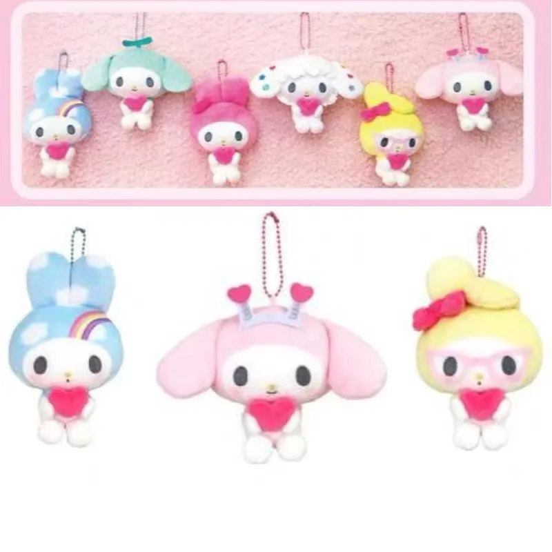 مرحبا كيتي بلدي ميلودي 50th الذكرى سلسلة Kawaii أفخم دمية لطيف تحصيل حقيبة قلادة لعبة الهدايا