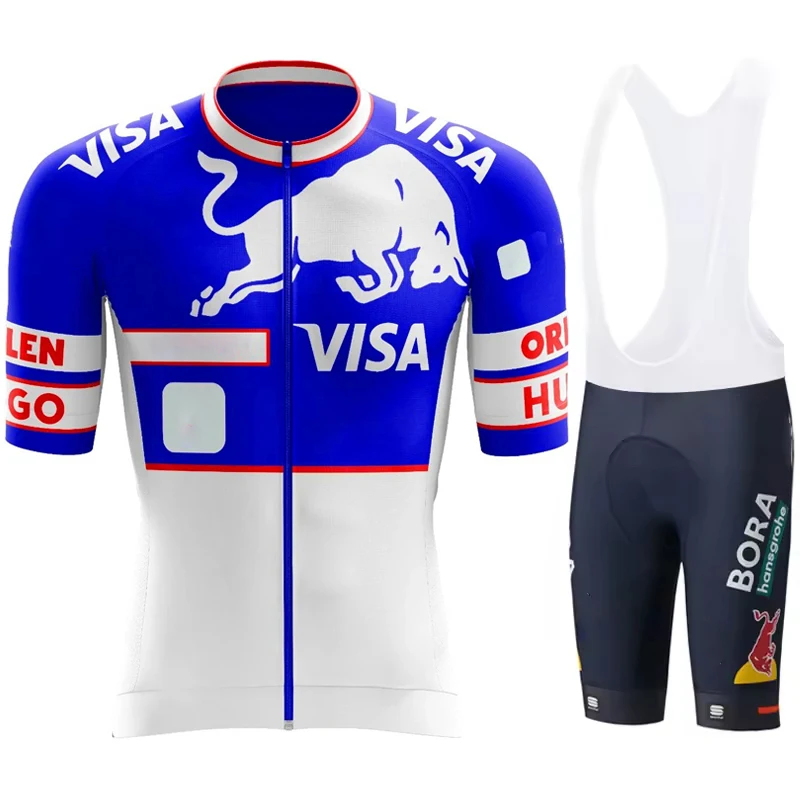Cycling Clothing Man Laser Cut Clothes Jersey Men Set Road Bike Red Bull Uniform Mtb Mens Sets Summer 2025 Team Sports Men's Kit