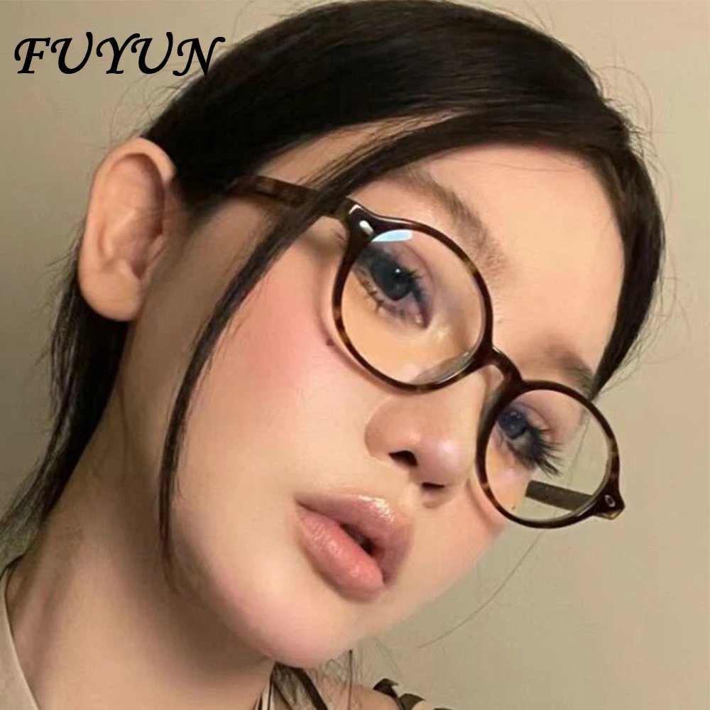 Fashion Mi Nail Oval Small Frame Ultra Light Anti Blue Light Glasses New Women Sunglasses Light Luxury Simple Brand Optical Lens