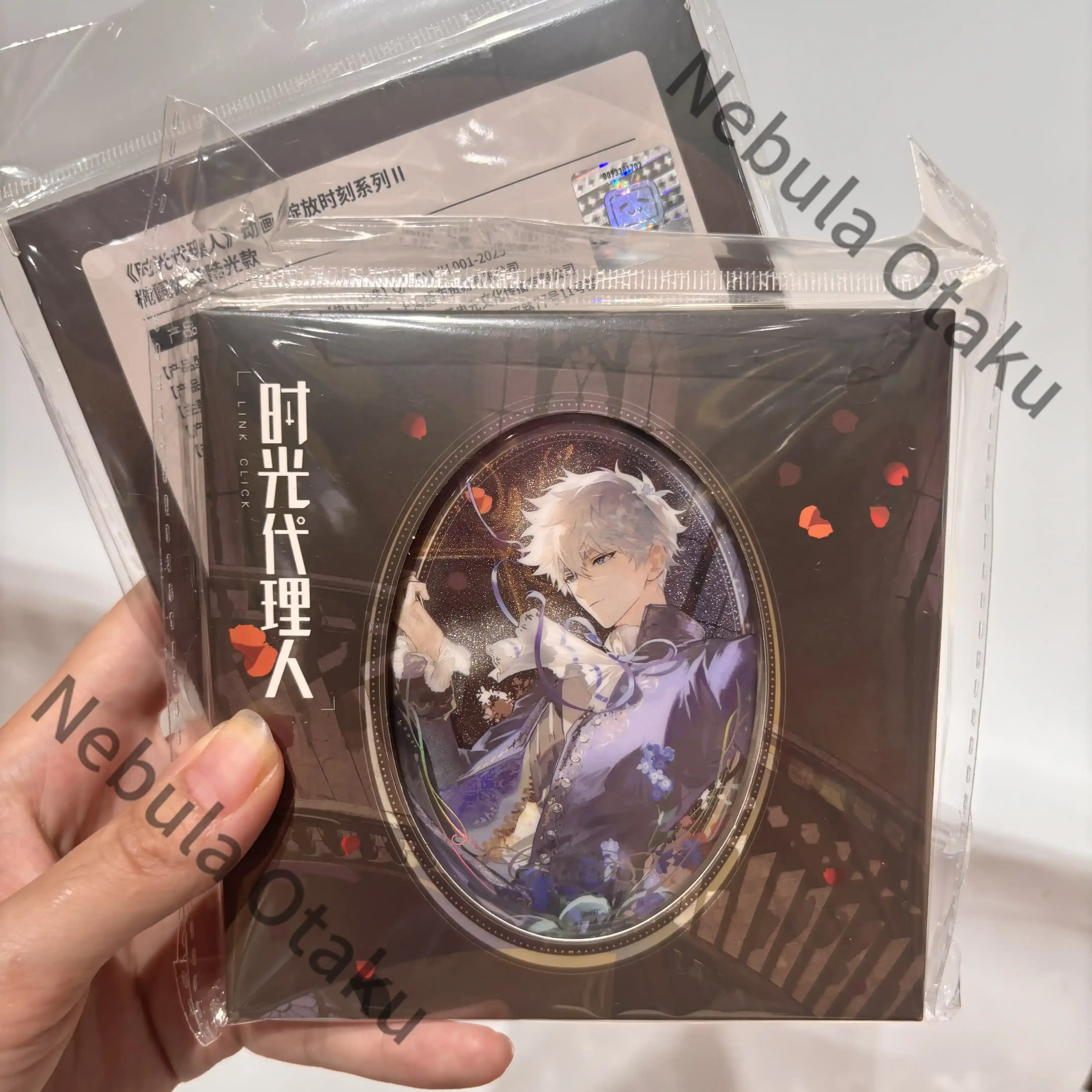 Link Click Lucas The Moment of Blooming Series Oval Badge Tinplate Badges Quality Goods Cosplay Souvenir Anime Peripheral Gifts