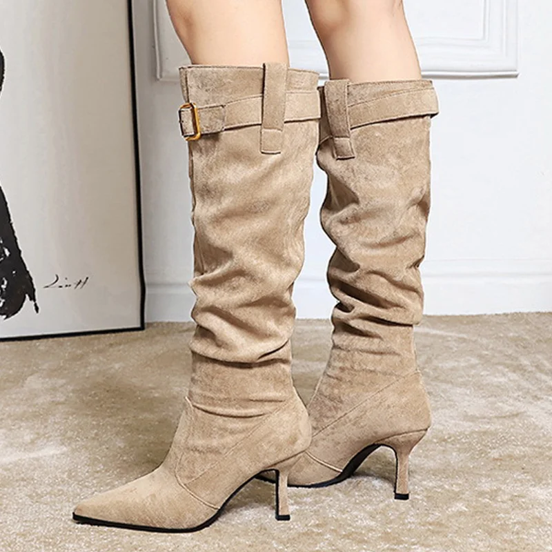 BIGTREE – seksowne szpilki na  – Women'S Fashion Knee High Boots recenzja i cena