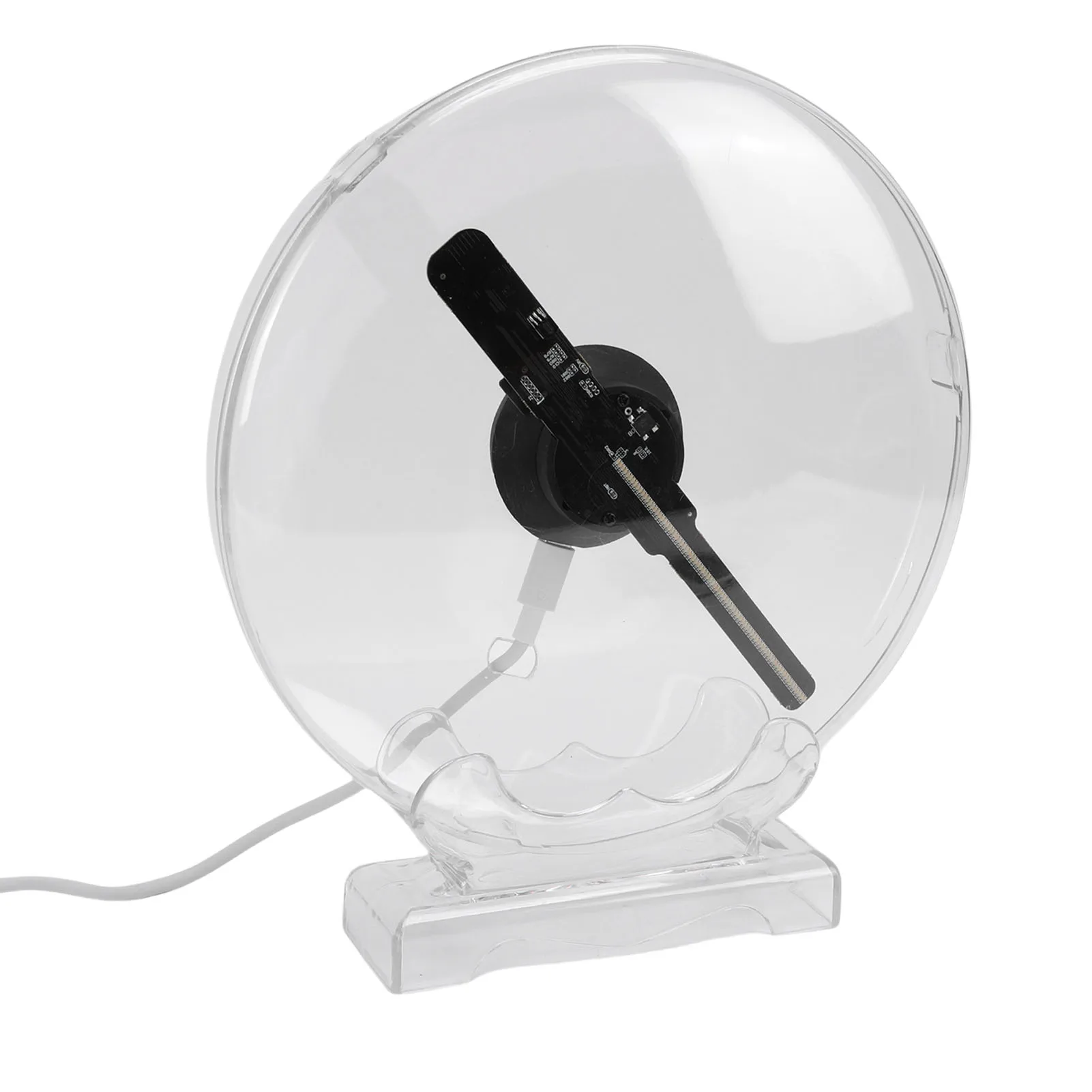 

3D Hologram Fan Remote Control Advertising Display 3D Hologram Projector with 80 LED Beads Bluetooth Speaker for Commercial