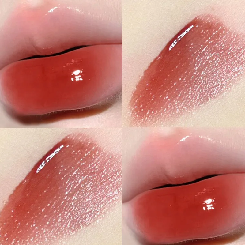 Mouth Red Lip Glaze Lip essence Honey Girl Mirror Watershine Naked Color System Non fading Non staining Cup