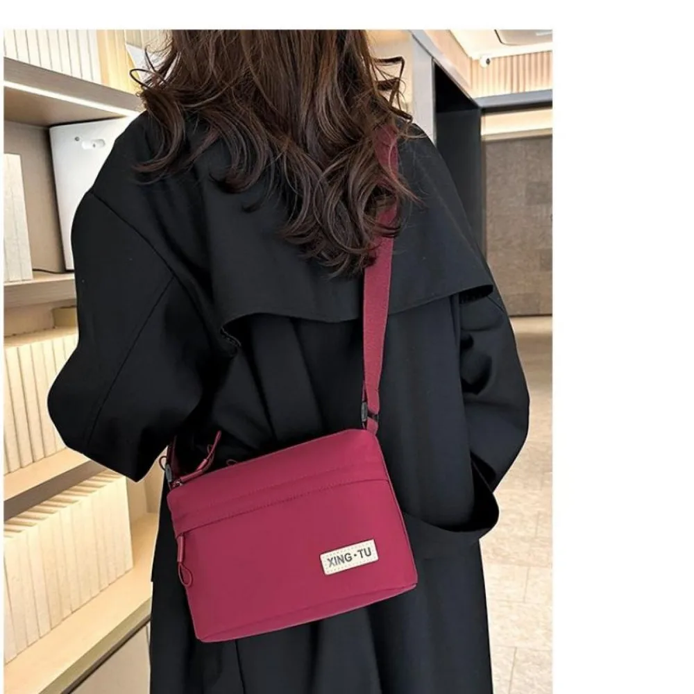 Casual Oxford Umhängetasche Große Kapazität Einfarbig Schulter Tasche Hohe Qualität Weichen Stoff Umhängetasche Frauen Männer