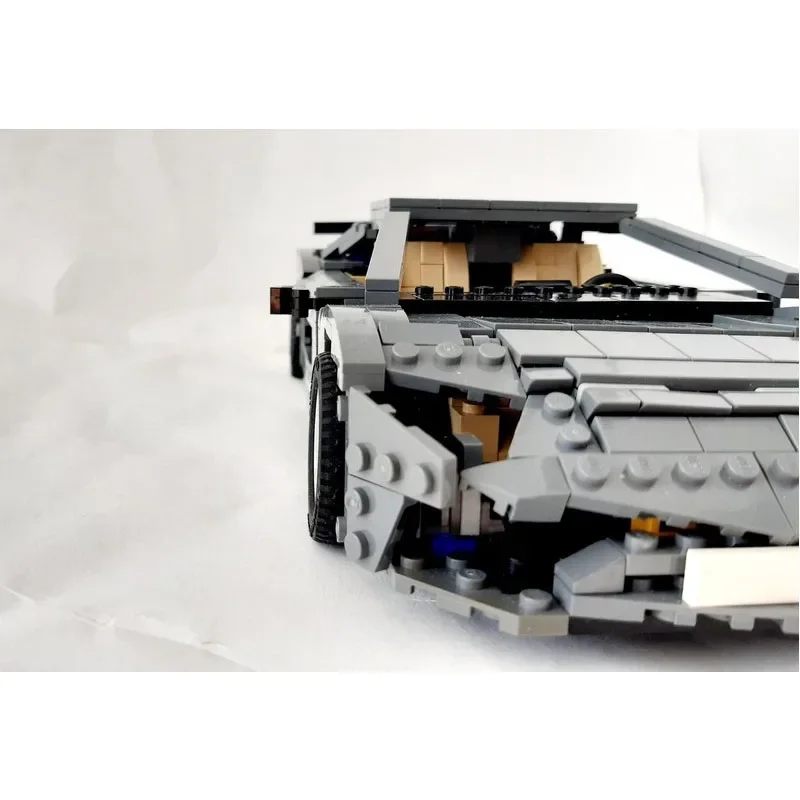 MOC-63476 novo supercar esportivo urbano bloco de construção modelo 814 peças brinquedo de construção criativo presente para meninos e crianças aniversário