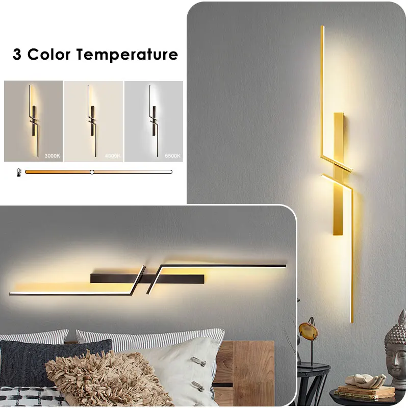 Nordic LED Wall Lamps for Corridor Aisle 60cm/80cm/100cm Interior LED Wall Lights Wall Sconce Lighting for Kitchen Dinning Room