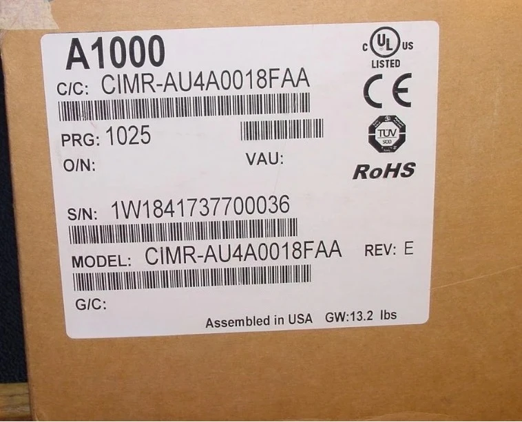 

Совершенно новый сервопривод CIMR-AU4A0018FAA в наличии, быстрая доставка