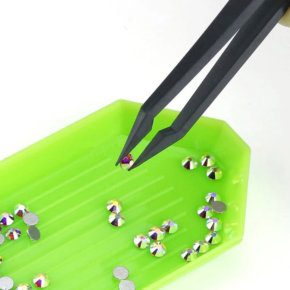 Multi-Functional Rhinestone Plate Holder Multifunction Pen Tray 5D Picture Embroidery Mat Tool Cross Stitch Accessories