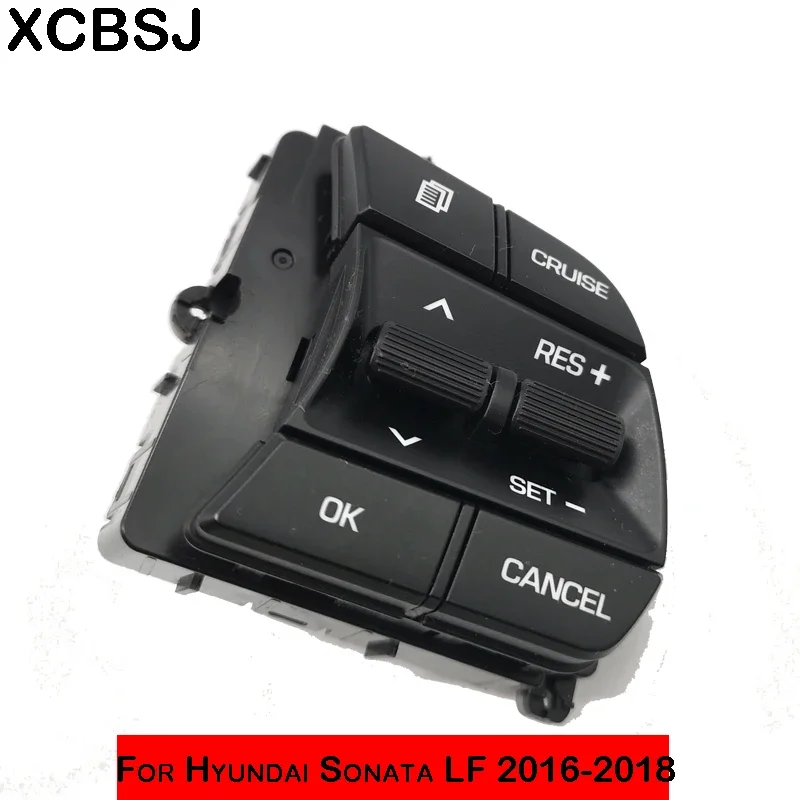

Для Hyundai Sonata LF 2016-2018 кнопки на руле Bluetooth телефон круиз-контроль кнопка дистанционного управления левая музыкальная кнопка