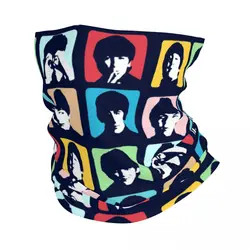 Custom Heavy Metal Rock The Beatle Bandana Neck Gaiter for Ski Camping Men Women Wrap Scarf Balaclava Warmer Face Scarf Cover