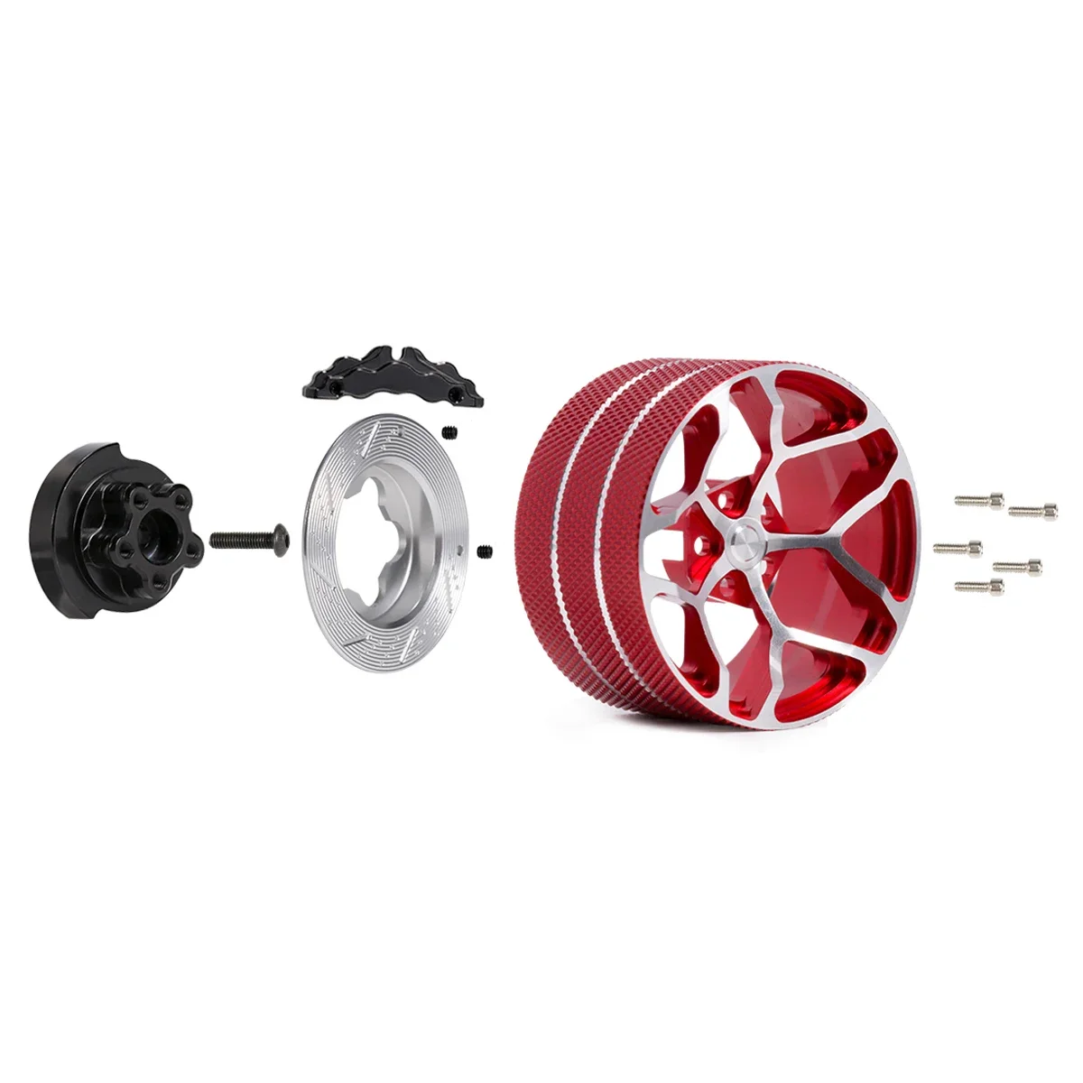 Aluminum Alloy Transmitter Protector Carrying Handle Steering Wheel for Flysky Noble Lite / NB4 / PRO Controller Screen Frame