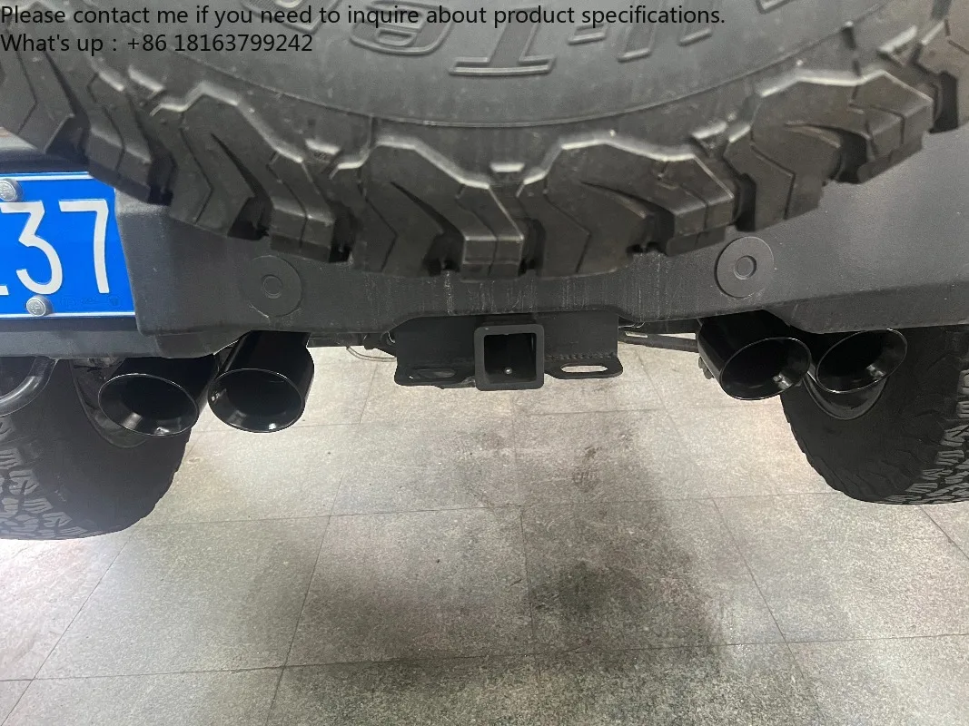 Professional Manufacture Cheap Exhaust System Modifies Four Exhaust Tail Muffler for Ford Car New Condition Steel Material