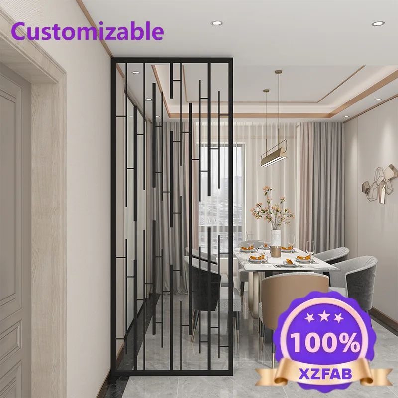 Factory Direct 2026 Iron screen entrance entrance living room dining room washstand Internet celebrity decoration metal light lu