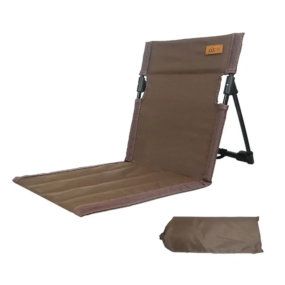 Beach Chair Camping Chair Ergonomic Design Oxidation Resistance Soft Cushion Stable Structure 600D Oxford Cloth