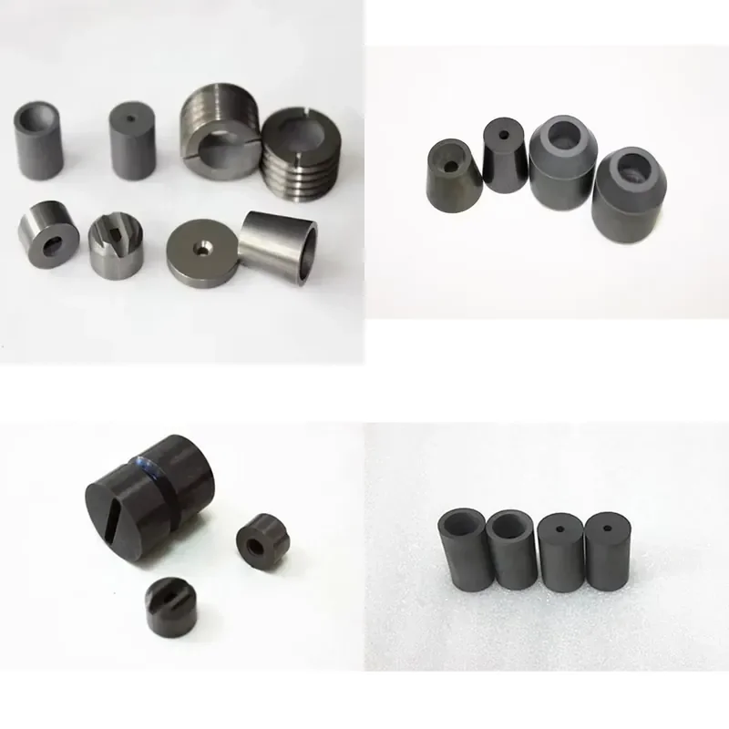 YG6/YG8 Alloy Sandblast Nozzle Spray Tip Venturi Bore Wear Resistant Long Service Life 89HRA