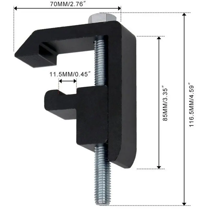 A33K-4Pcs Track System Mounting Clamp P-AC-04N For Toyota Tacoma Truck Cap Camper Shell Auto Truck Accessories