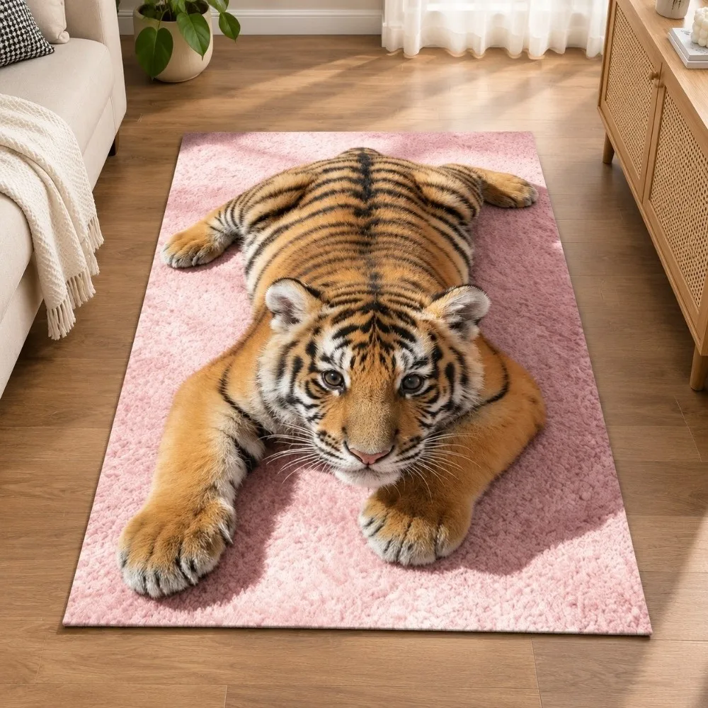 Diatomaceous Earth Lifelike Visuals Floor Mat Non-slip Water-absorbing Bathroom Carpet Washable 40×60CM 50×80CM 60×90CM