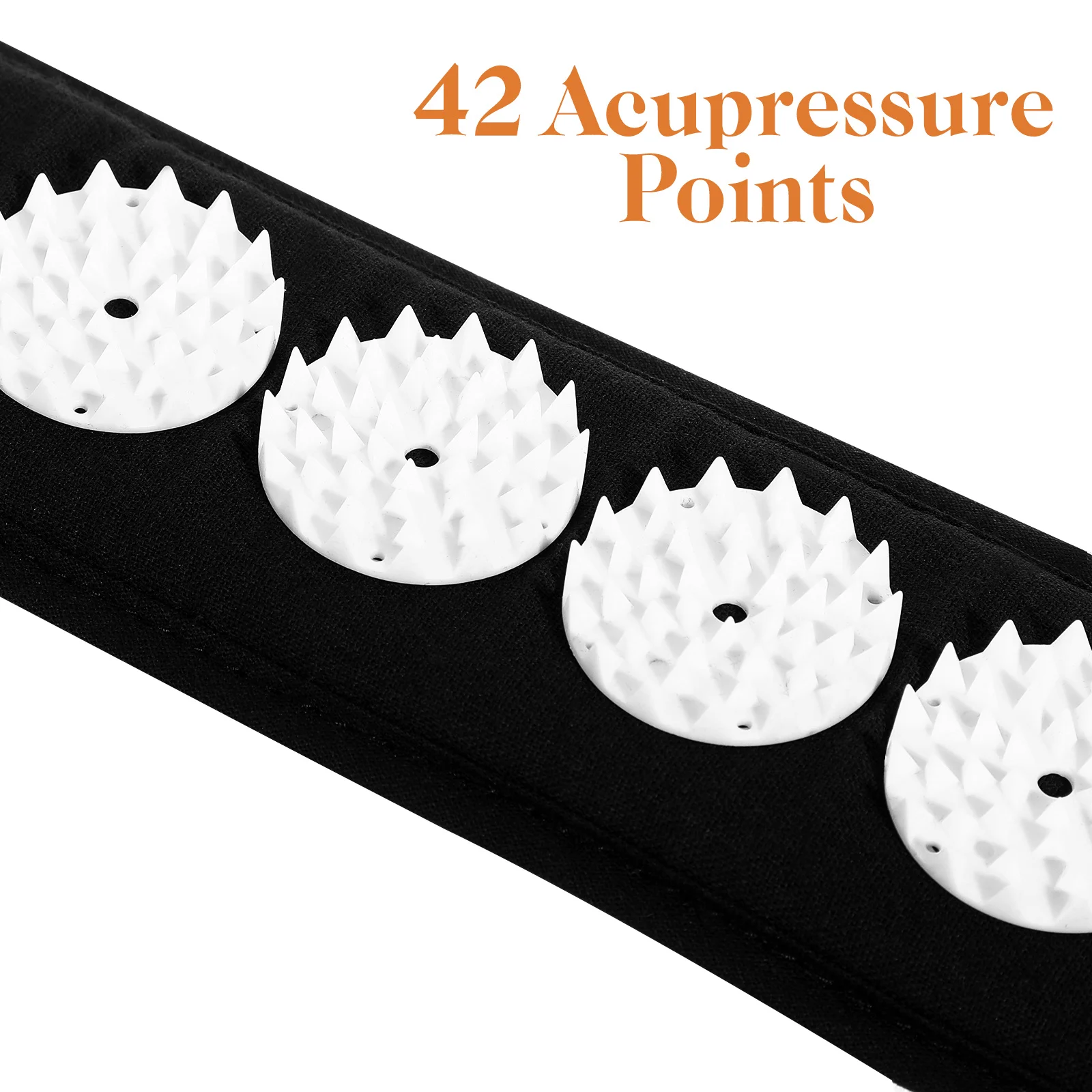 

Acupressure Wrap Acupuncture Massage Headband for Pain Relief Muscle Stress Relaxation Meditation Black Acupressure Wrap
