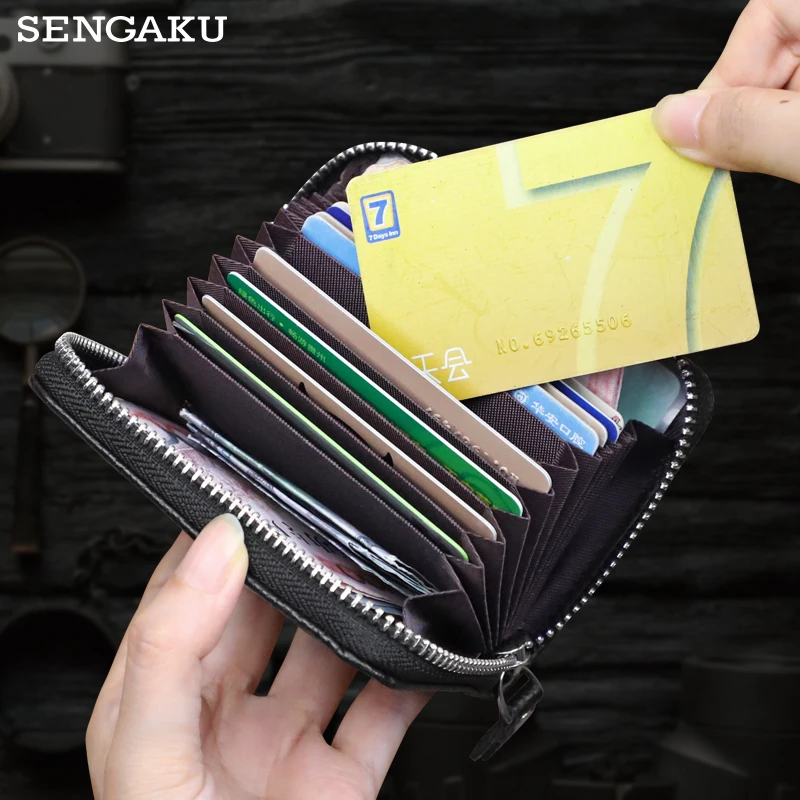 

Rfid кошелек для карт из натуральной кожи, винтажный кожаный кошелек для мелочи, держатели для карт, кошелек для монет для мужчин и женщин