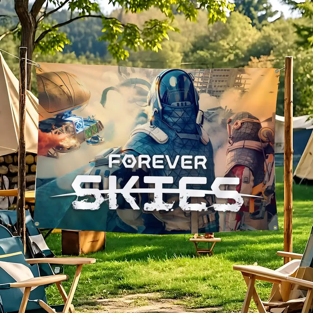 Game F-Forever Skies Flags Suitable For Party Club Outdoor Interior Wall Decoration Banner Fans Gift