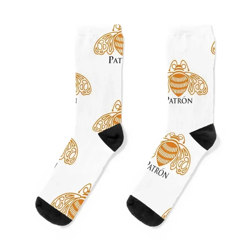 

Patron Tequila Logo T Shirt Socks Heating sock floor bright garter hockey Socks For Women Men's