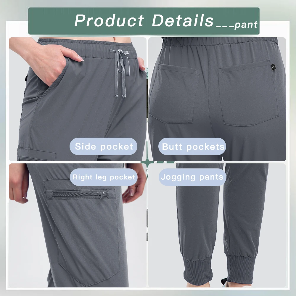 Vêtements chirurgicaux d'hôpital, uniformes médicaux pour femmes, ensemble de gommages cliniques de dentisterie, accessoires de médecin et d'infirmière, ensemble de vêtements de travail de Spa de beauté