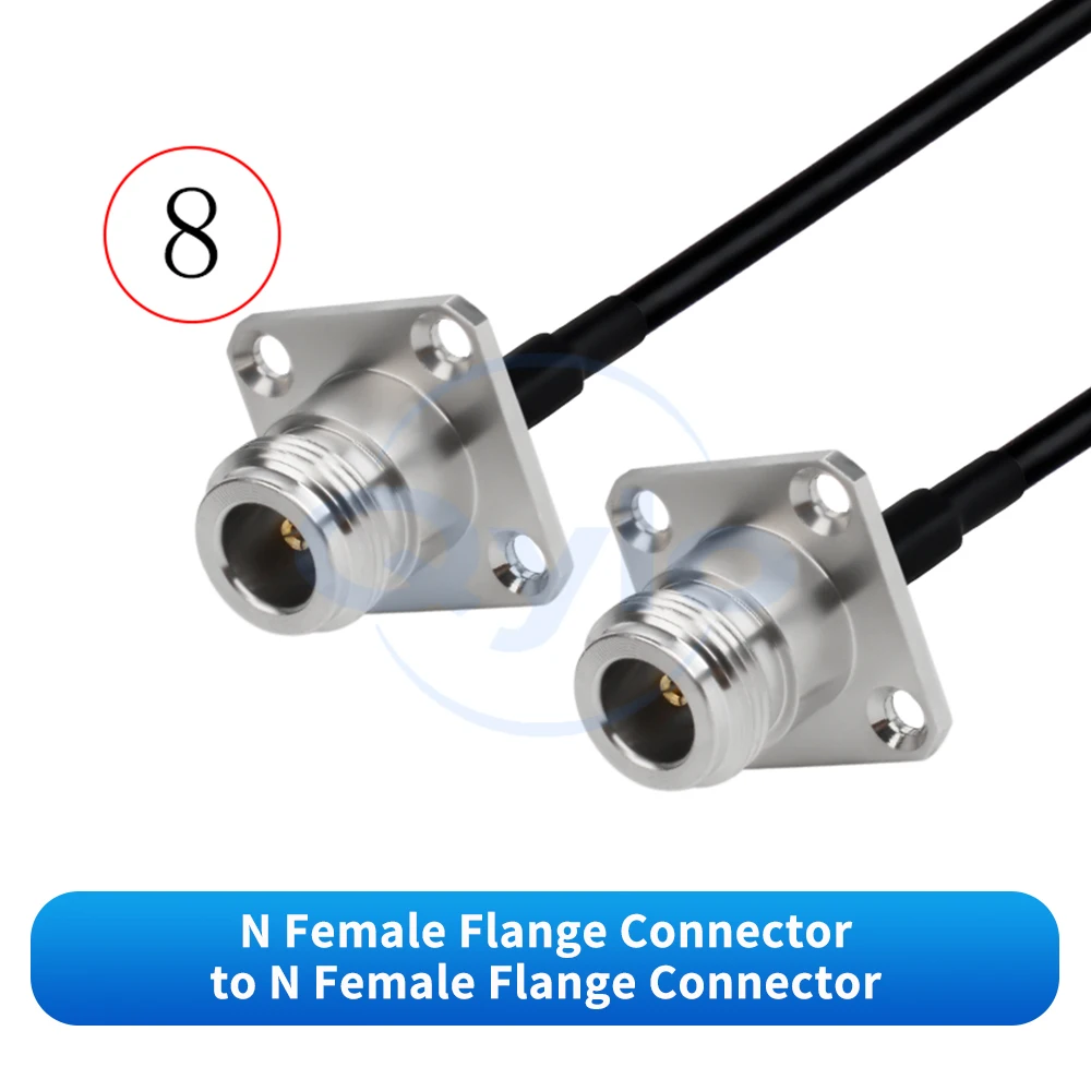 N-to-N Male/Female Adapter Cable N-to-N Extension Cable Multi-strand RF Coaxial RG58 Cable 0-6GHz (1 pcs)