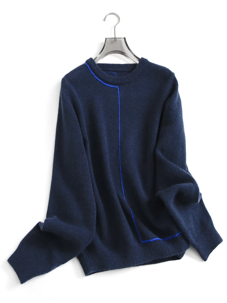 

Круглый вязаный длинный свитер для похудения Ne, женский модный трикотаж, осеннее новое поступление G553