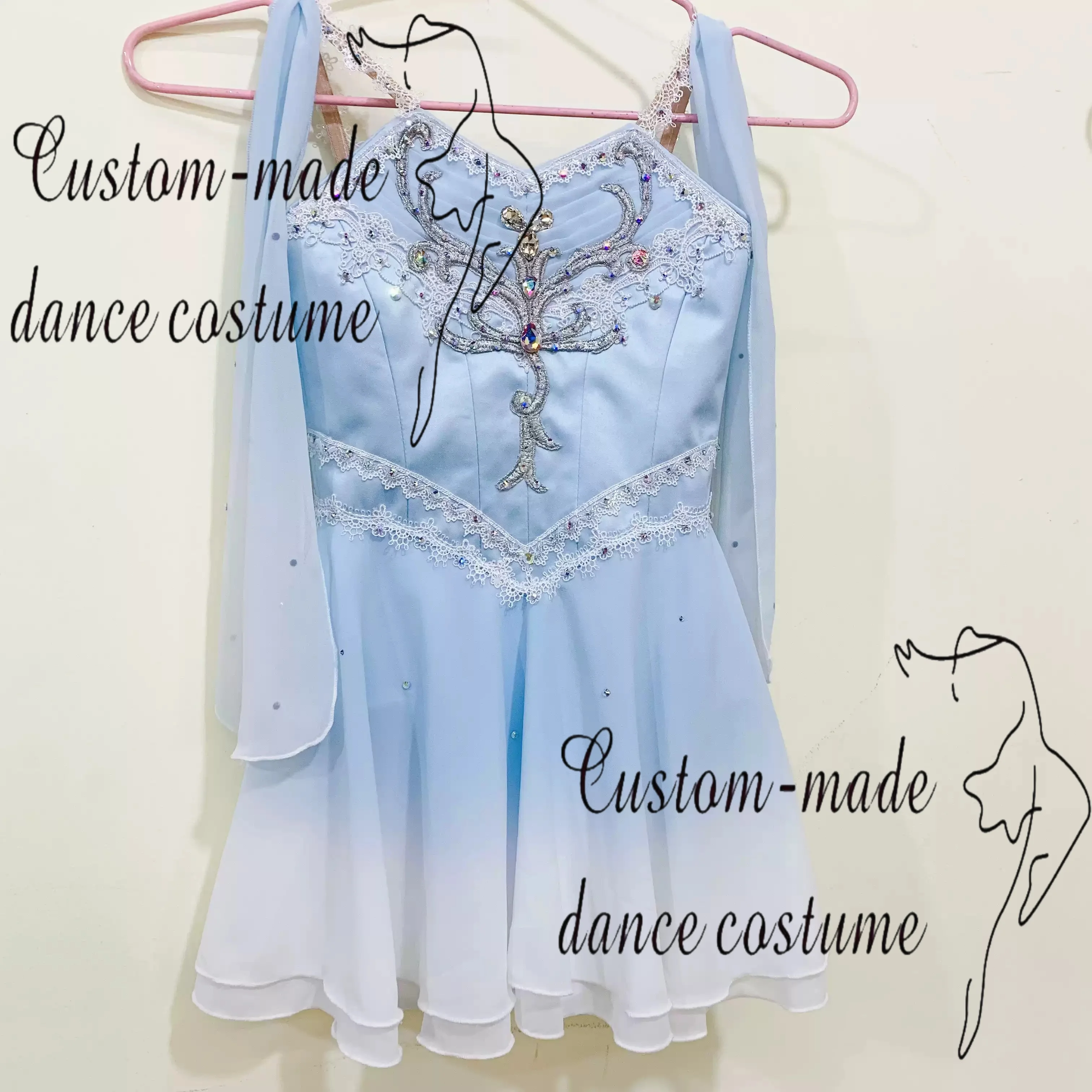 Cupid Little Angel Talisman Variations Ballet Dress Performance Dress Professional Customization