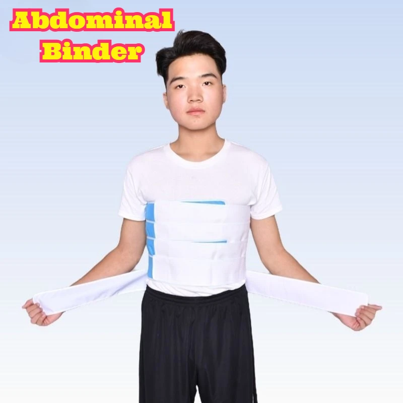 Abdominal Binder Self Adhesive Postpartum Compression Belt Cotton Comfortable Shaping Wrap Adjustable Waist Support Daily Care