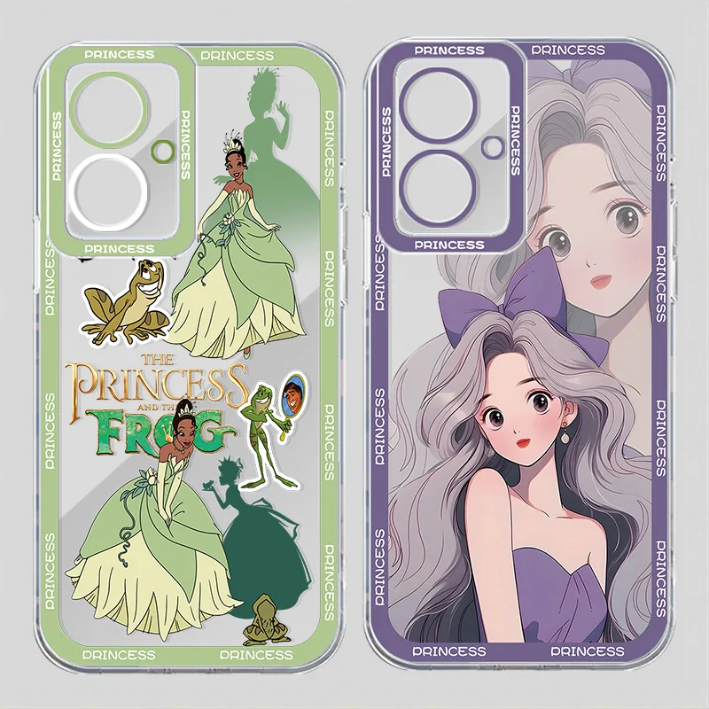 Disney Princess Angel Eye Phone Case For Realme C 67 65 63 55 53 35 33 31 30 25 21 20 15 8i 9i Narzo 50 Pro Plus Funda Soft Capa