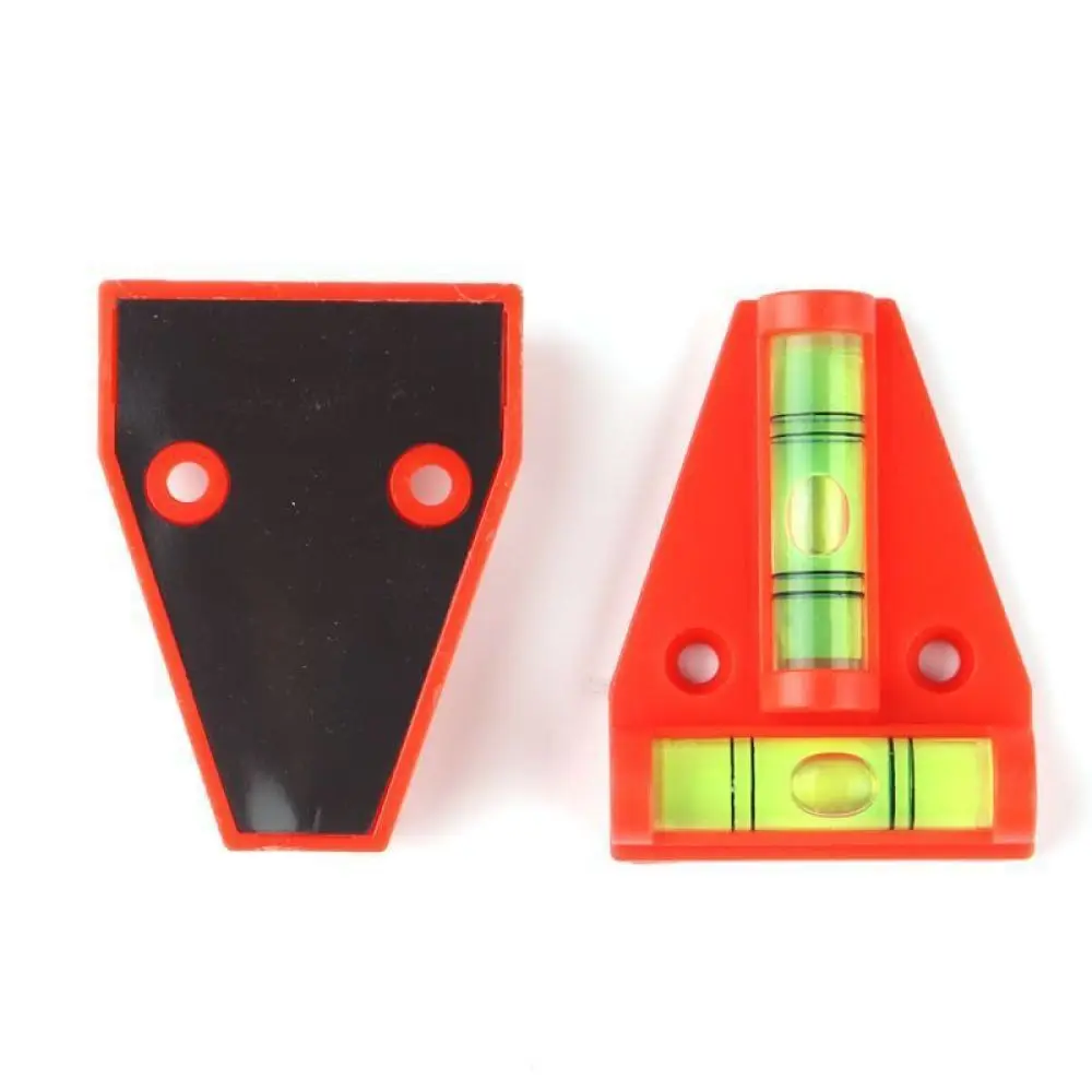 Magnetic T Type Bubble Level Gauge Compact Plastic Spirit Level Measuring Tool For Cabinet And Shelf Installation Tasks