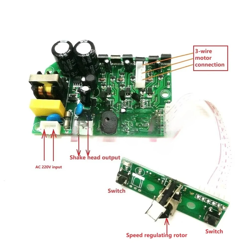 New 220V brushless motor driver, motor drive, plate with speed, three phase line research and development, learning
