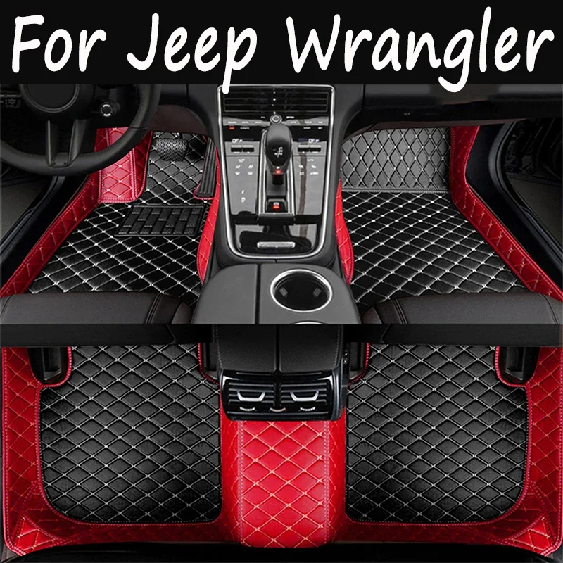 

Car floor mats for Jeep Wrangler（FOUR DOOR）2011 2012 2013 2014 2015 2016 2017 Custom auto foot Pads automobile