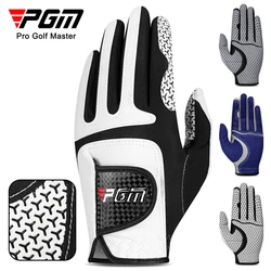 PGM Professional Golf Gloves Microfiber Cloth Fabric Breathable Non-Slip Club Swing Putting Training Glove ST037