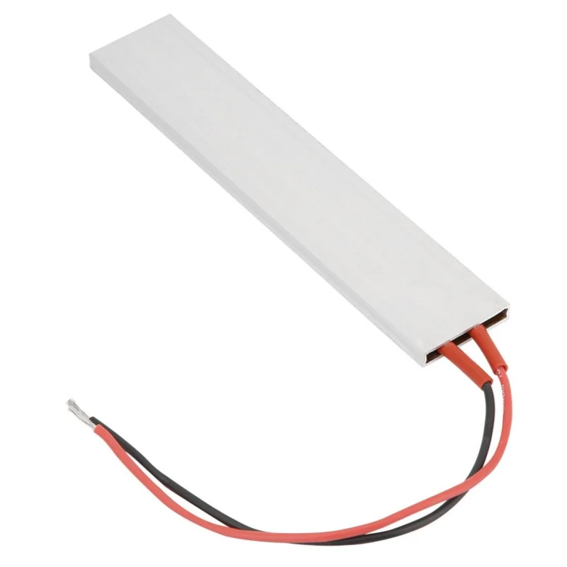 150*28.5mm Aluminum Housing PTC Heating Element Plate Thermostatic Heater(12V/70℃)