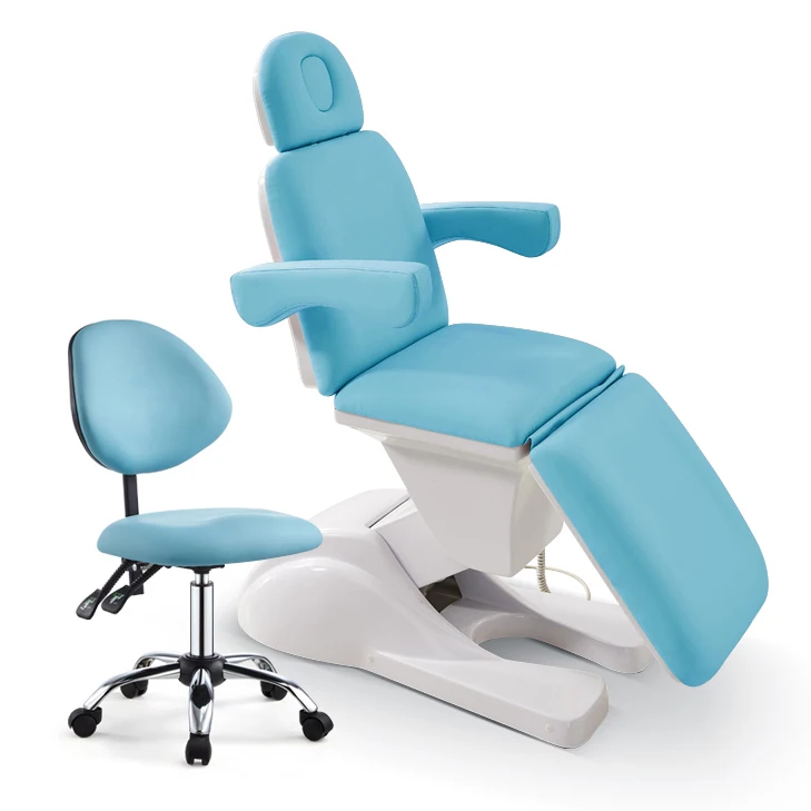 

Electric 3 4 Motor Podiatry Chair Medical Couch Treatment Chair Massage Facial Chair Bed