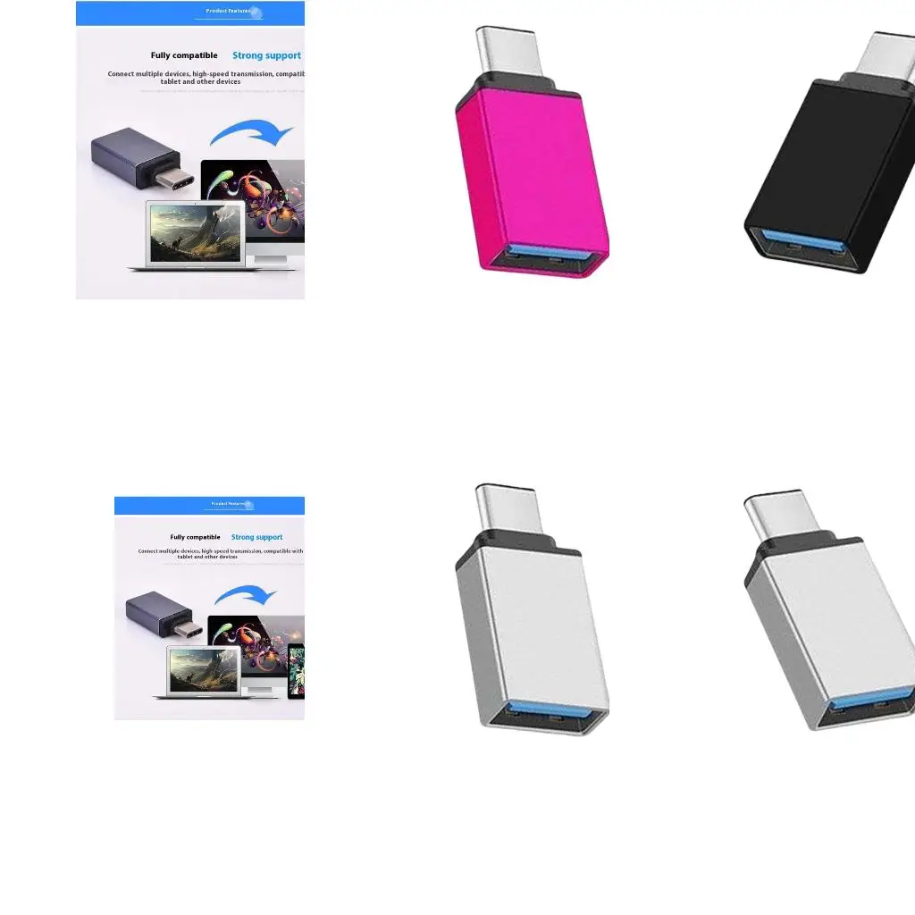 Multiple Device USB C To USB Adapter Charging Cable For PC Laptop Connection