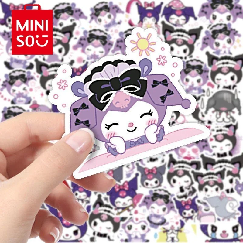 48pcs new Kuromi stickers DIY popular account materials Instagram style girl heart luggage iPad phone case stickers