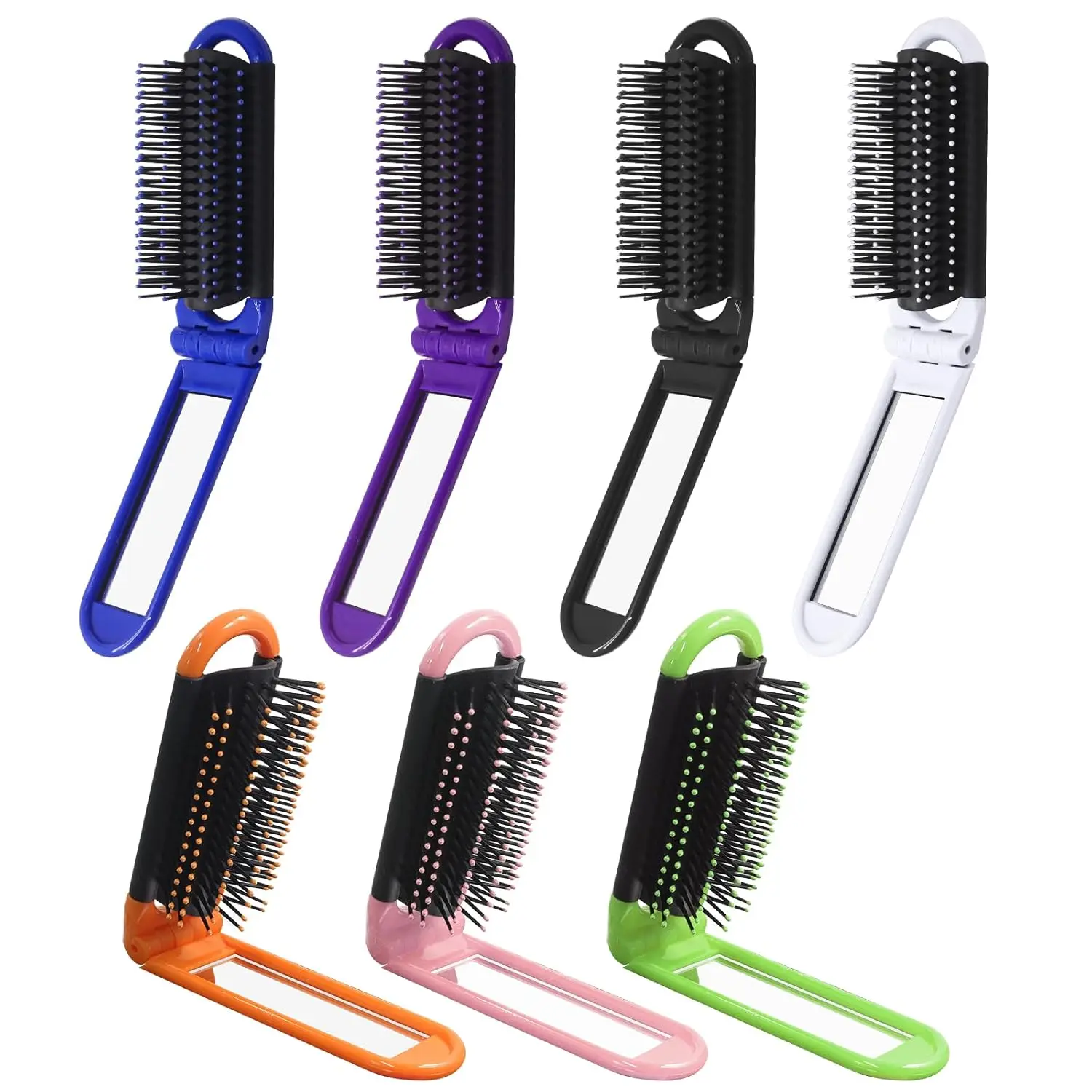 

1pc Foldable Hair Comb Portable Detangling Hair Brush Anti Static Head Massager Travel Combs Hair Styling Accessories Tools