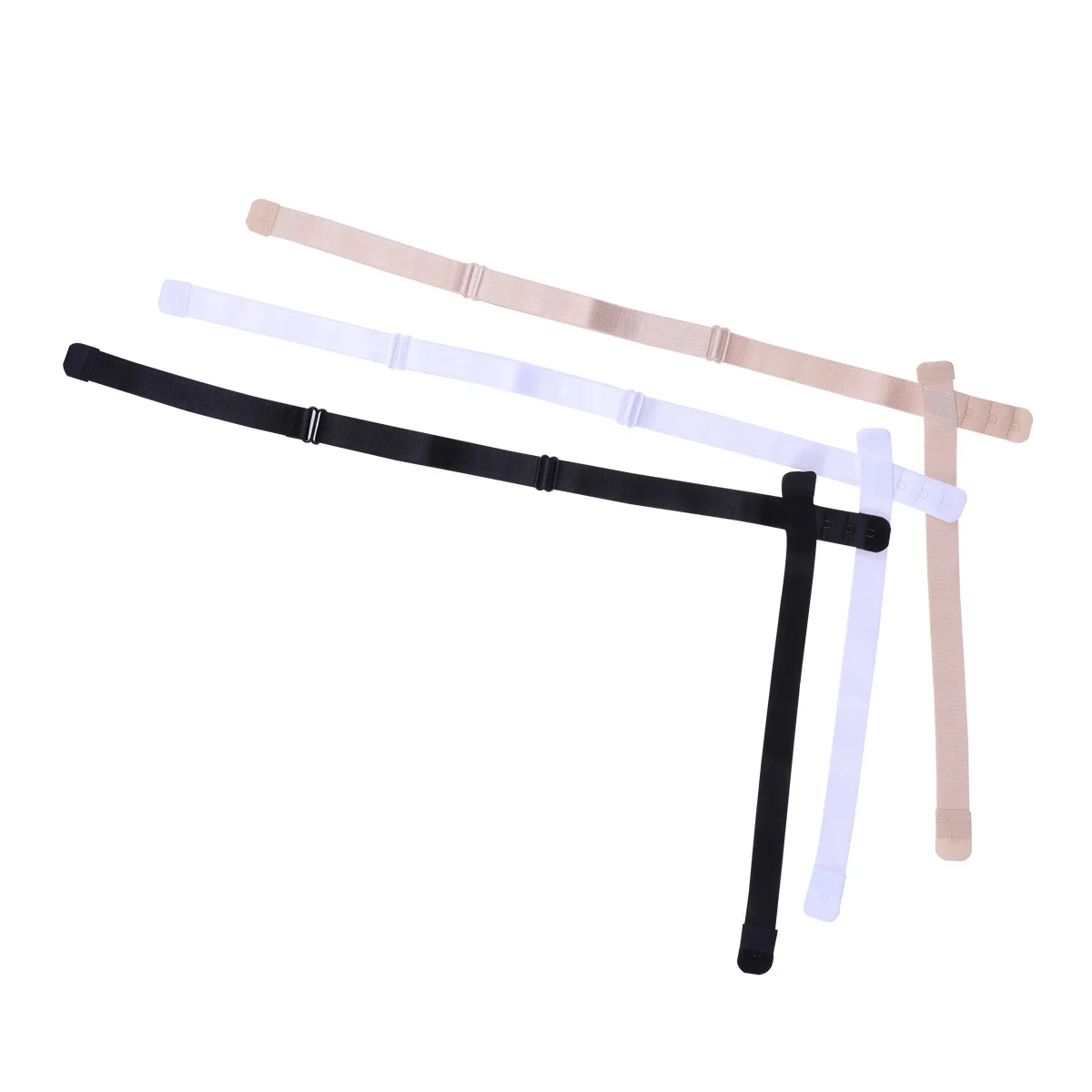 Convertidores extensores de correa de sujetador con espalda baja para mujer, cinturón ajustable de algodón y poliéster duradero para Tops de vestido de verano, 3 uds.