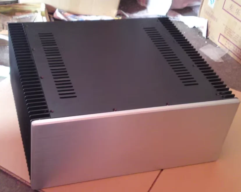 Class A All aluminum amplifier chassis / Preamplifier case / AMP Enclosure DIY box (430 *200*418mm)