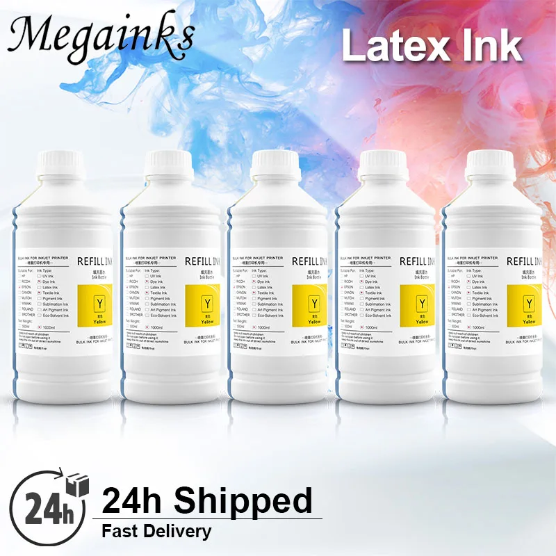 

1000ml*5 Latex Ink For HP 792 789 831 For HP Latex 210 260 280 L25500 L26100 L26500 L28500 300 310 330 360 110 115 315 335