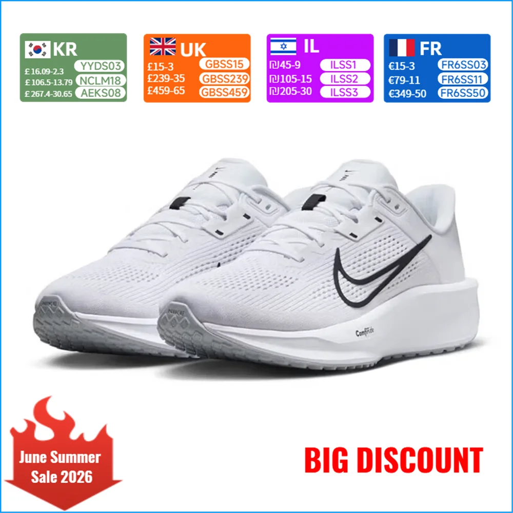 Мужская обувь Nike Quest 6, спортивная обувь, прочная легкая повседневная обувь, дышащие кроссовки с амортизацией FD6033