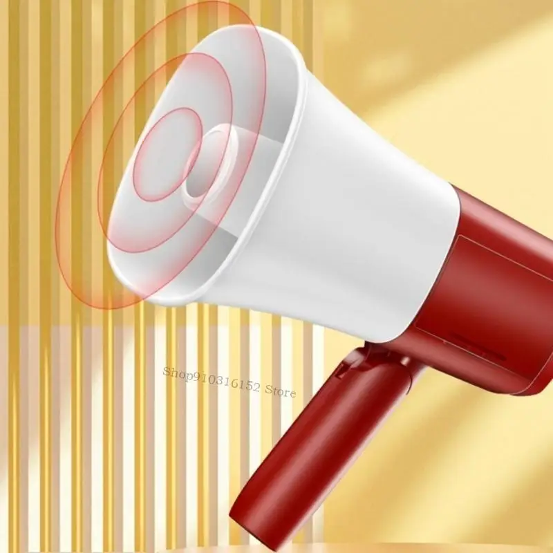 مقبض قابل للطي لتوفير المساحة، مضخم صوت محمول لتعزيز البيع، مكبر صوت محمول للتشجيع