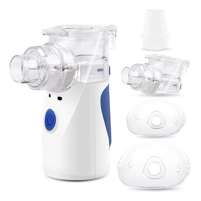 

Rechargeable Mini Handheld Portable Autoclean Inhale Nebulizer Mesh Atomizer Silent Inhaler Nebuliser For Kids Nebulizador