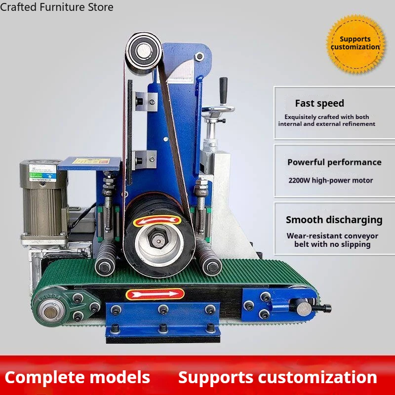 Flat Tabletop Polishing Machine Small-scale Metal Polishing Machine Removal Commercial Machinery Pulidora Industrial ZY60DMJ