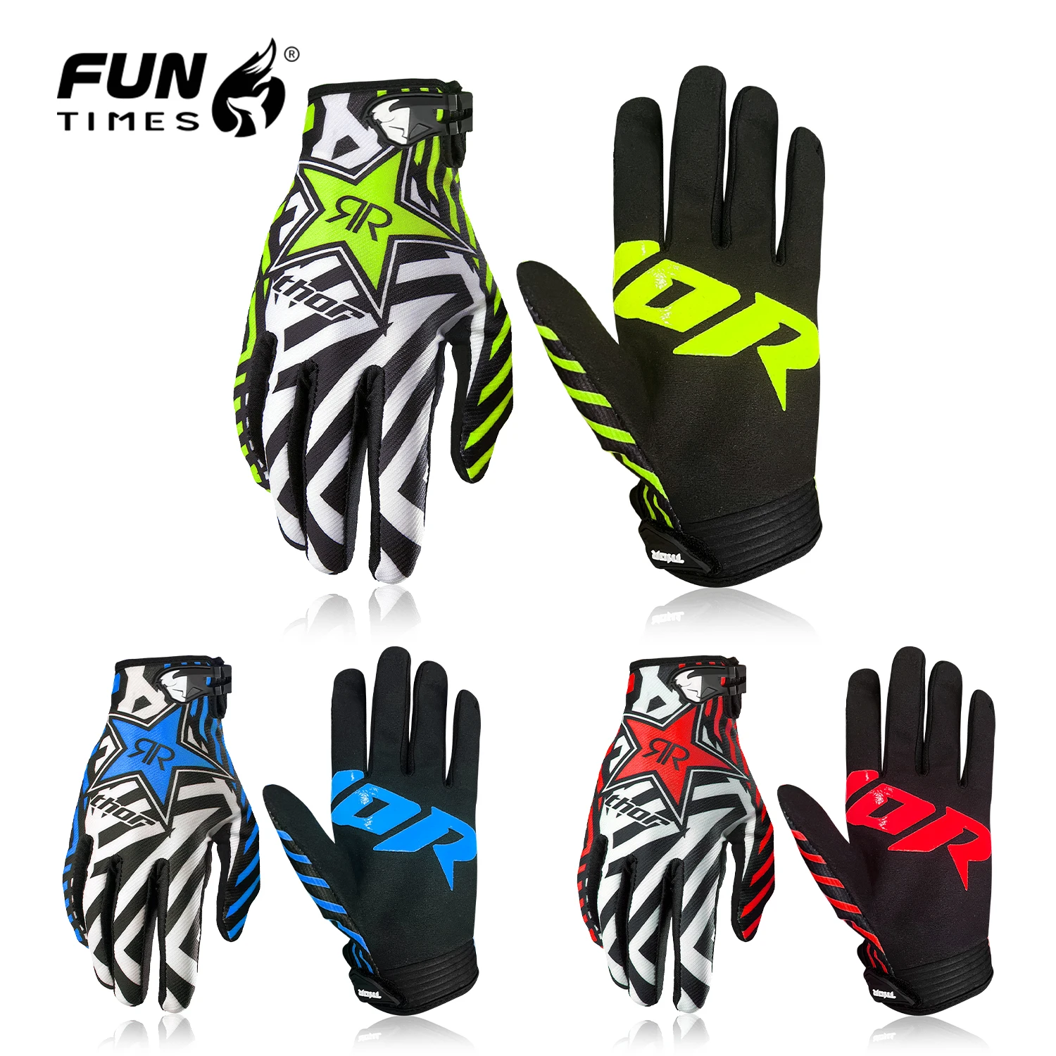 Racing Cycling Gloves Mountain Bicycle Road Bike Motorcycle Gloves  Enduro Gloves for Motocross Unisex view 3