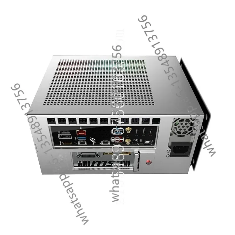 Mini F1-1U 2.0 itx dual-slot single-monitor chassis, compatible with Rainbow 4060ti factory direct sales